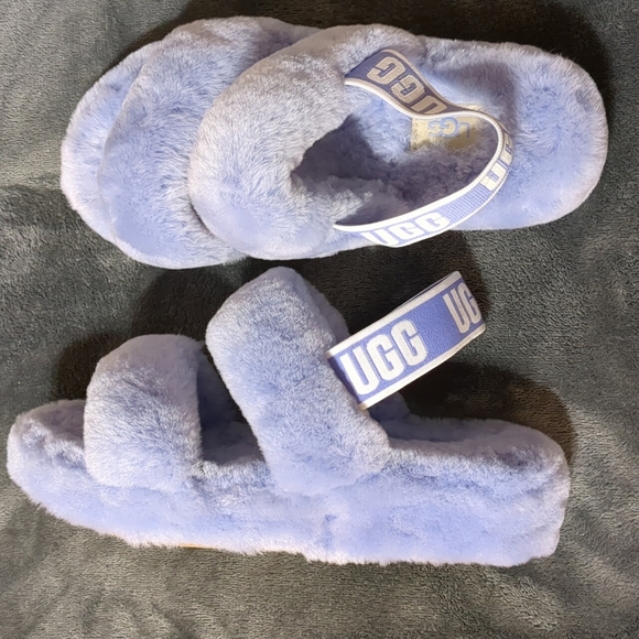 UGG slides UGG sandals sample lilac women size 7 NWOT - Picture 3 of 7